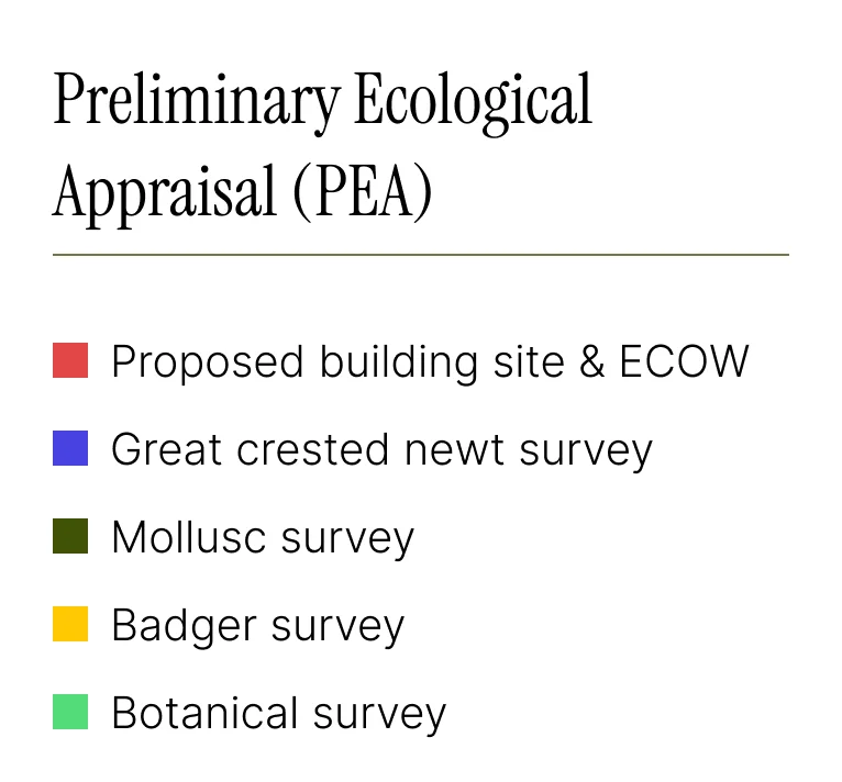 Preliminary Ecological Appraisal survey key